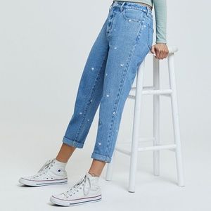 PacSun Raining Daisies Mom Jeans
